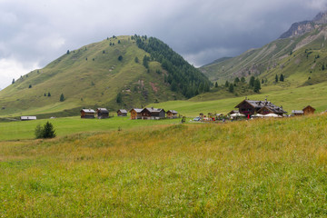 Fototapeta na wymiar Fuciade Valley in the Dolomites