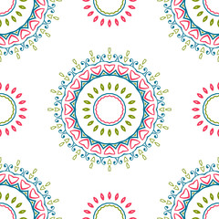 Vintage universal different seamless eastern patterns (tiling). Endless texture can be used for wallpaper, pattern fill, web page background, surface textures clothes. Retro geometric ornament.