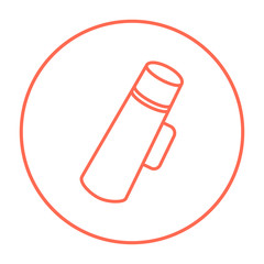 Thermos line icon.
