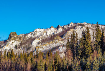 Angel Rocks near Chena Hot Springs