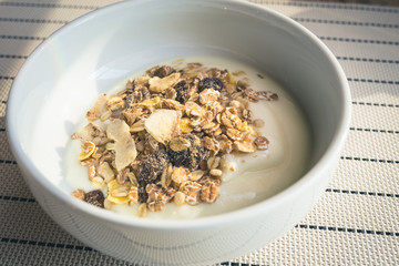 Yogurt with Cereals and Grains