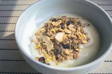Yogurt with Cereals and Grains