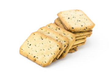 Tasty biscuits isolated