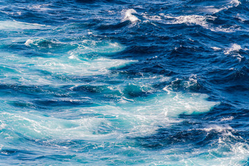 Atlantic ocean with blue water on a sunny day - 105570193