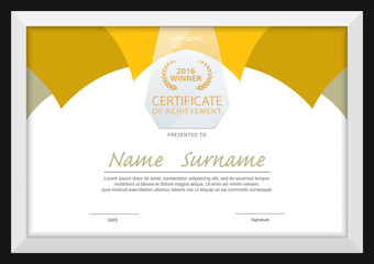 Obraz premium certificate template,diploma layout,A4 size ,vector