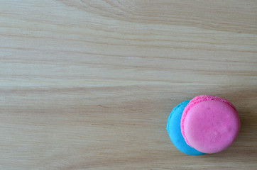 Pink And Blue Macaron