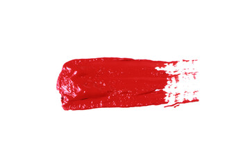 Red Paint Stroke