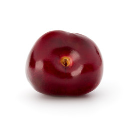 Obraz premium Sweet cherry berry isolated on white background cutout