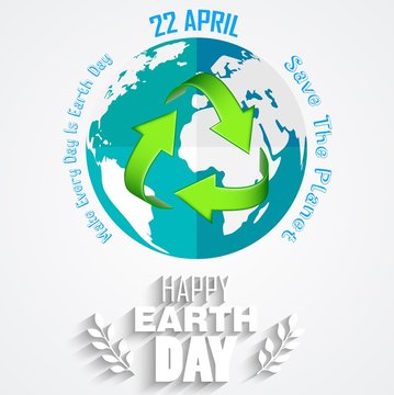 Happy Earth Day background