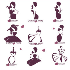 fashion and beauty logo and emblem collection - 105574167