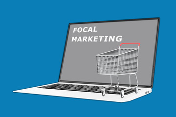 Focal Marketing concept