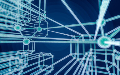 Science Molecule DNA Model Structure