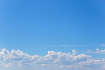 blue sky with cloud