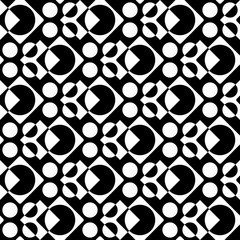 Seamless Circle and Square Pattern
