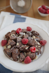 Schokoladenschmarrn mit Himbeeren  © A_Lein