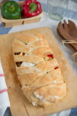 Stromboli, italienisches Pizzabrot 