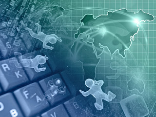 Obraz premium Computer background