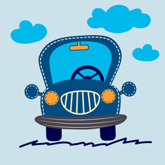 Cute car vector illustration