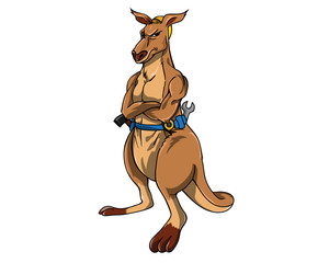 Kangaroo Character - Construction