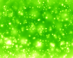 Glittering green background