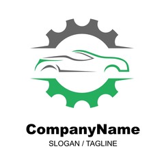 Car tune up logo icon Vector