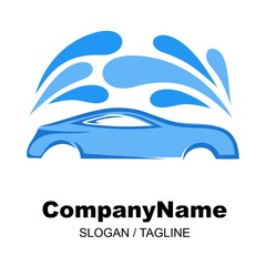 Car Wash logo icon Vector