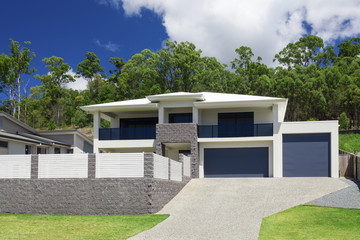 Modern home exterior