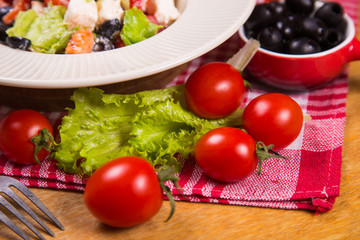 salad from feta cheese