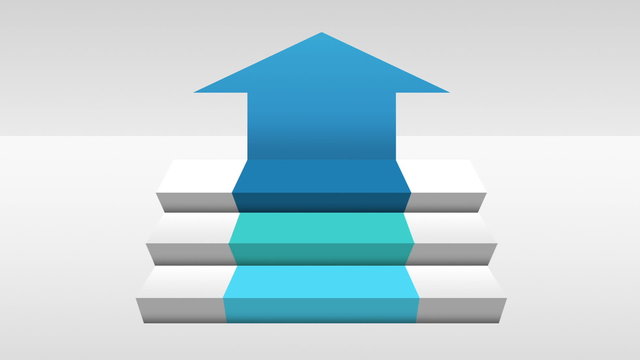 Three 3D stair step. arrow square intro title box diagram chart,powerpoint presentation template.2 (included alpha)