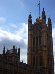 Fototapeta premium tower of westminster abbey in london