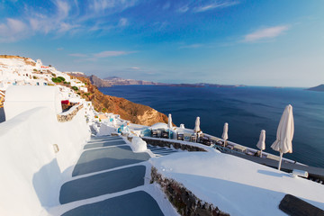 Fototapeta premium beautiful details of Santorini island, Greece