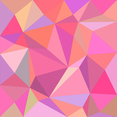Colorful triangle mosaic background design