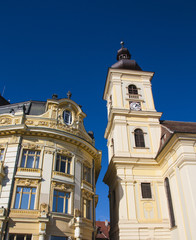 Fototapeta na wymiar Romania Sibiu tourism attraction Transilvania