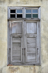 Fototapeta na wymiar Close up of old window
