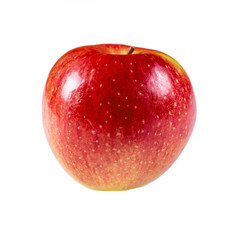 Red apple isolated on white