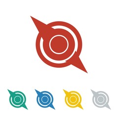 compass vector logo icon