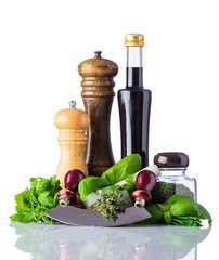 Food Seasoning on White