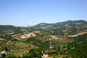 Fototapeta na wymiar Traditional italian landscape