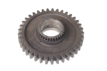 metal sprocket isolated on white