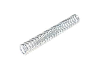 metal spring isolated on white