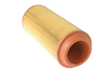 yellow and orange auto filter isolated on white