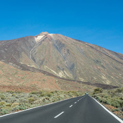 Road to volcano