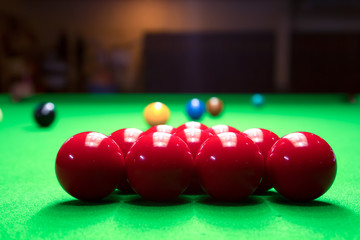 snooker balls