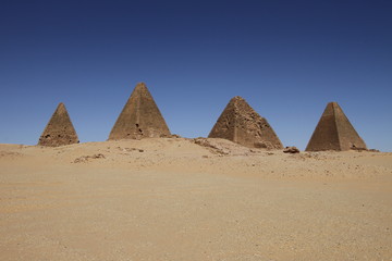 A group od Sudanese pyramids