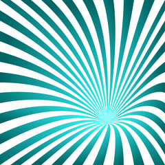 Cyan striped funnel design background