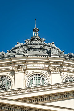 The Romanian Athenaeum (Ateneul Roman) is a concert hall in the center of Bucharest, Romania, landmark of the Romanian capital city.The building was designed by the French architect Albert Galleron