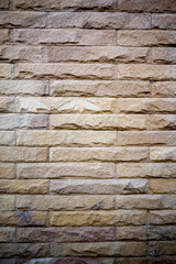 Background of old vintage brick wall