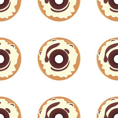Donut Seamless Background Texture Pattern