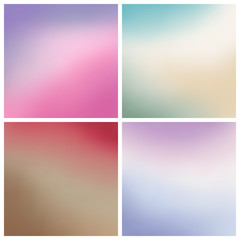 Abstract color gradient blur background illustration vector