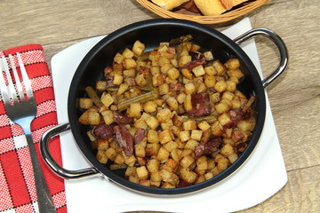 poêlée de pommes de terre et gésiers 17032016